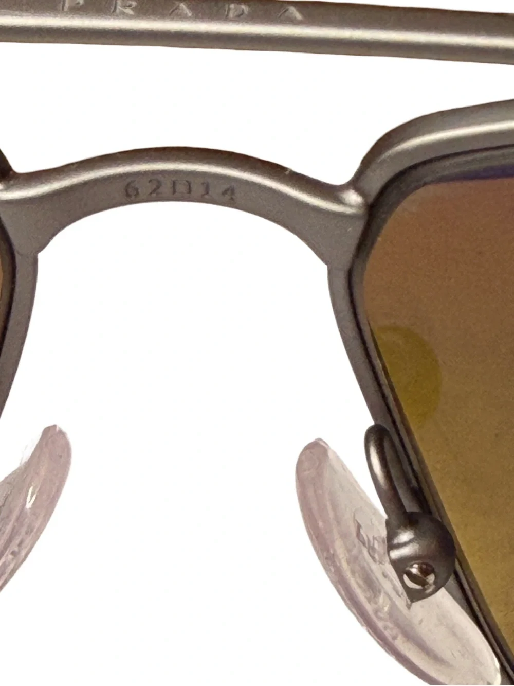 Prada Linea Rossa Green PS 51VS DG1-741 Polarized Aviator Sunglasses NIB Luxury